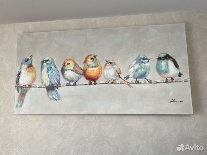 Картина маслом на холсте бу