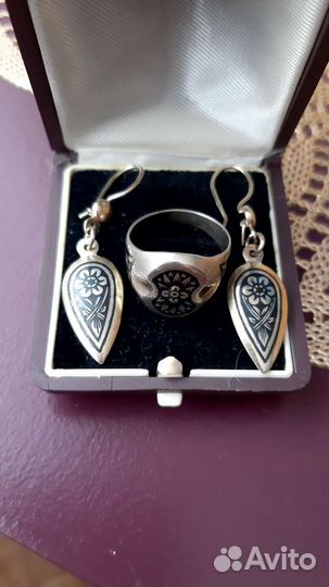 Серьги, кольца, подвески серебро 925