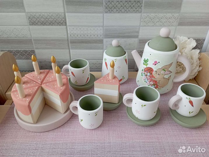 Набор деревянной посуды