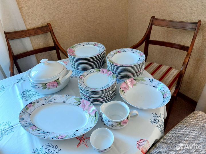 Сервиз столовый на 12 персон Чехия