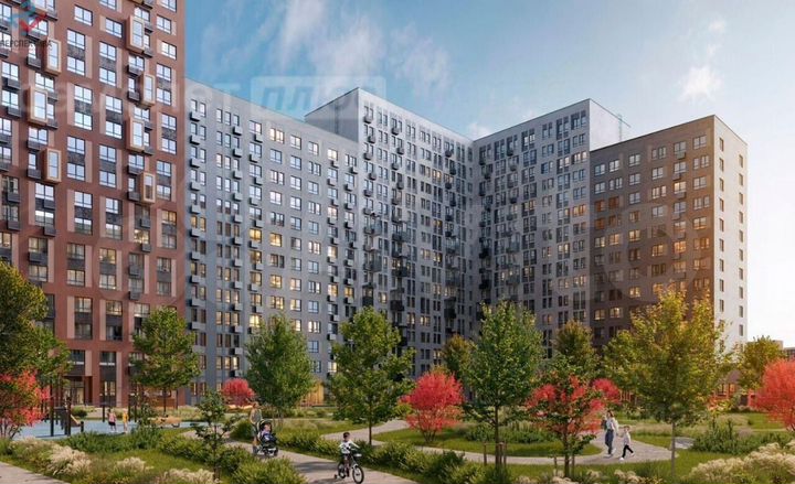 1-к. квартира, 34,1 м², 6/17 эт.