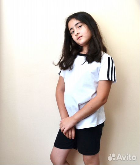 Костюм спортивный Футболка+шорты110-152 рост