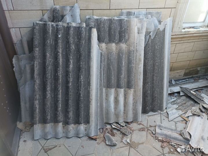 Шифер волновой бу