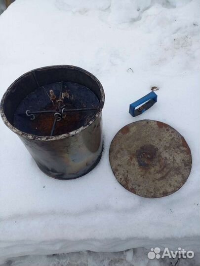 Коптильня горячего копчения из нержавейки