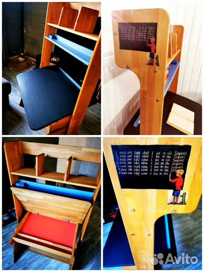 Растущая парта и стул