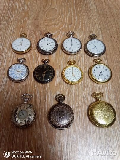 Коллекционные карманные часы (кварц)