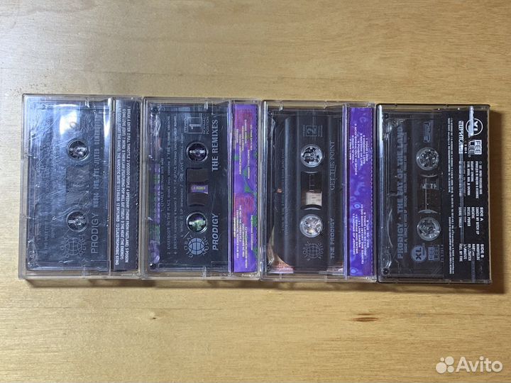Аудиокассеты. Prodigy. 4 релиза