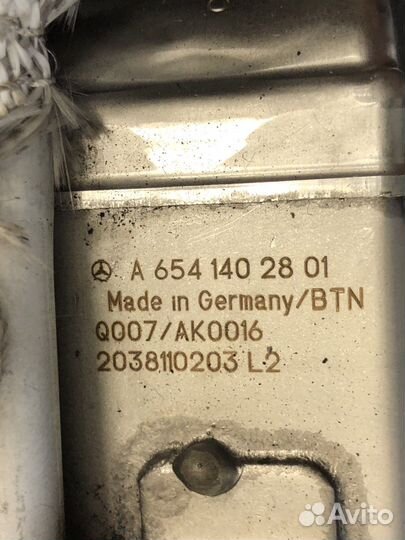 Радиатор системы EGR Mercedes OM654 2020год