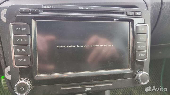 Магнитола columbus skoda