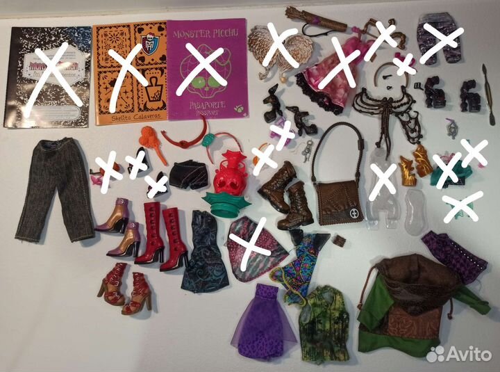 Оригинальные вещи от кукол Monster High