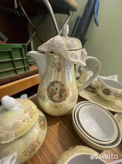 Чайно столовый сервиз на 12 персон, мадонна