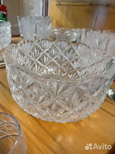 Хрустальная ваза большая