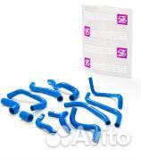 Патрубок двигателя для ваз 21082-2115 синий