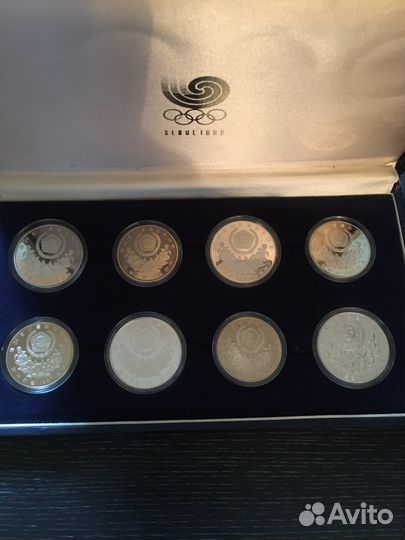 Монеты олимпиада Сеул Южная Корея 1988