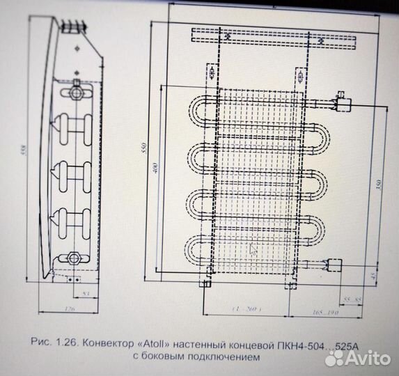 Конвектор водяной