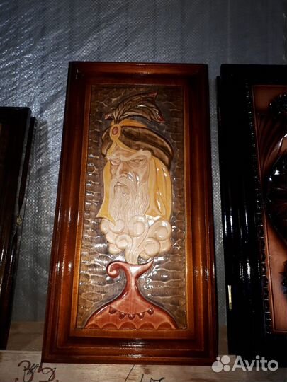 Нарды ручной работы-Джин из кувшина