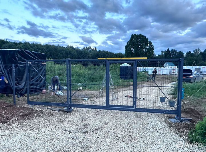 Забор сетка 3D