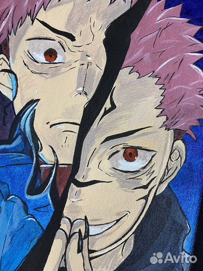 Сумка шоппер Магическая битва jujutsu kaisen