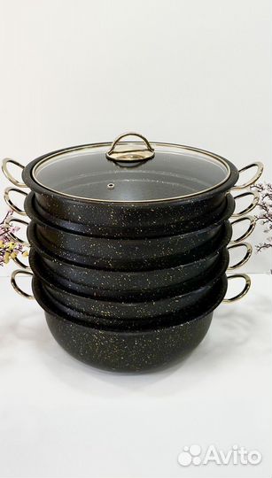 Кастрюля Мантоварка Пароварка все цвета