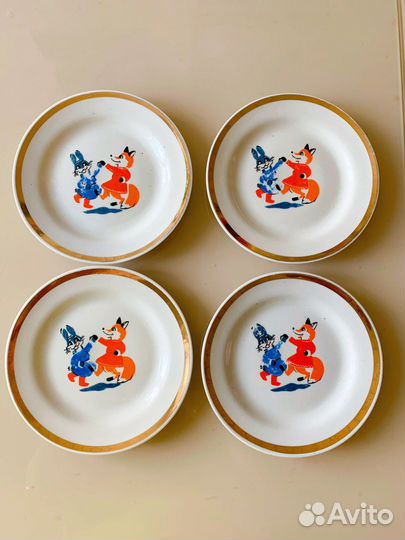 Детские тарелки СССР
