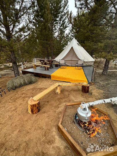 Аренда глемпинга и зоны пикника