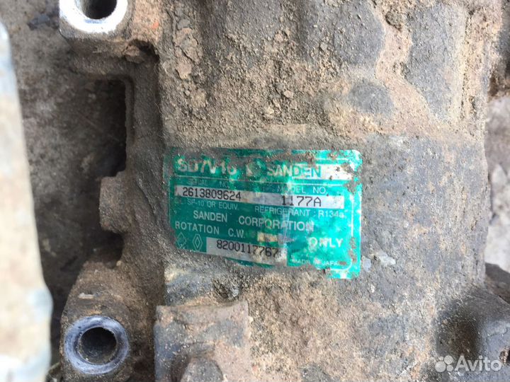 Компрессор кондиционера renault logan