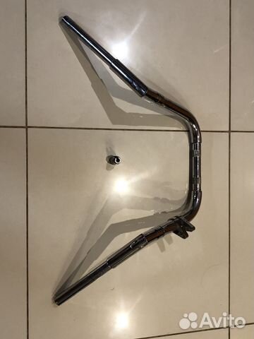 Руль на мотоцикл (регулируемый+скрытая проводка)