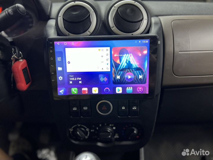 Магнитола 2 DIN Android Renault logan LADA largus