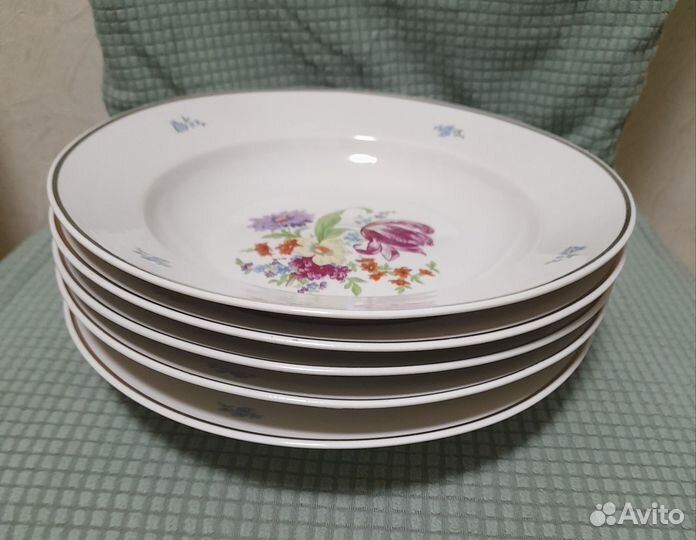 Тарелка столовая глубокая. Дулево