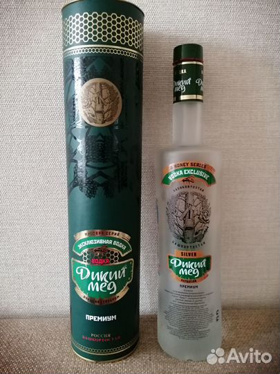 Пустая бутылка туба дикий мед