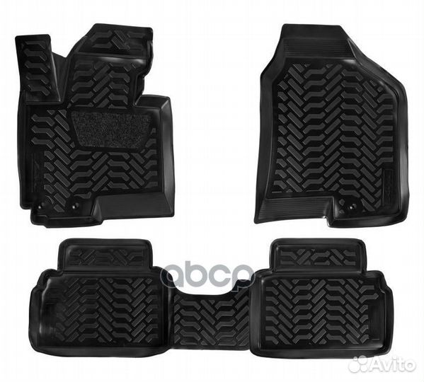 Ковры в салон (3D с подпят.) для hyundai IX35 10