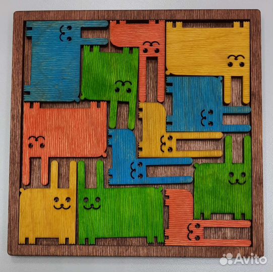 Деревянные паззлы