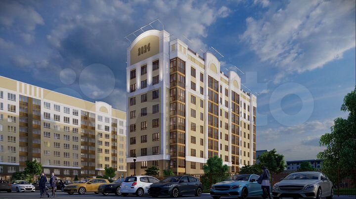 2-к. квартира, 68 м², 2/9 эт.