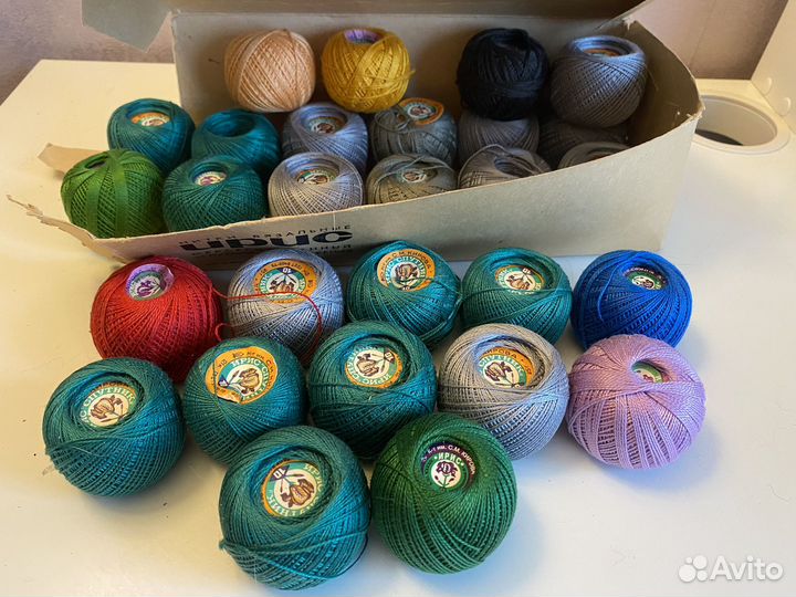 Пряжа хлопок шерсть ирис