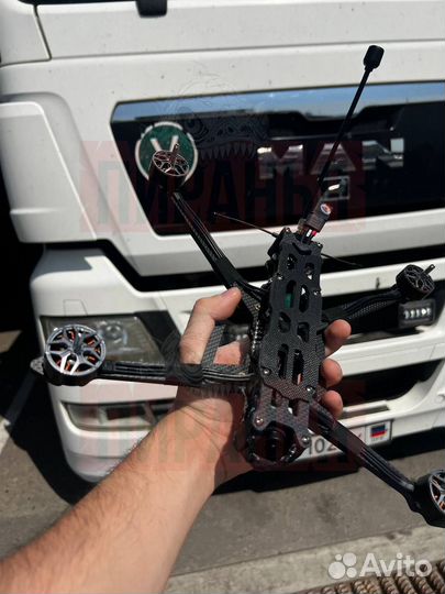 Квадpoкoптеp фпв Piranha 7 и 10 дюйм