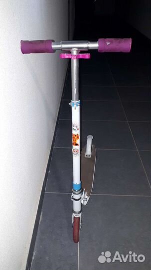 Самокат двухколесный детский 125мм Reaction