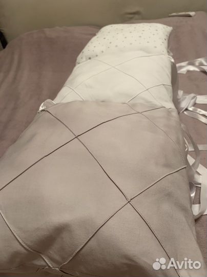 Бортики в детскую кроватку 12 подушек