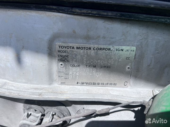 Toyota Sprinter Carib 1.6 AT, 1997, 242 000 км