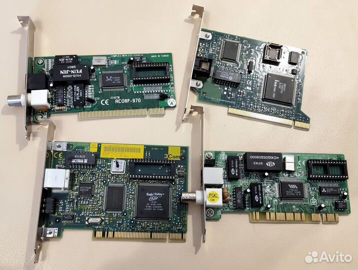 Коммутатор Compex PS2208b + сетевые платы PCI