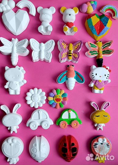 Набор для рисования (гипсовые фигурки для детей)