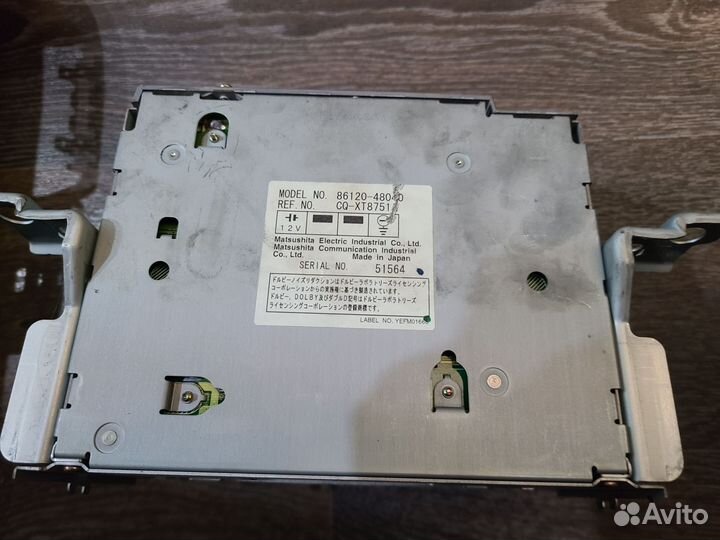 Экран климат контроля + штат магнитола Harrier 10