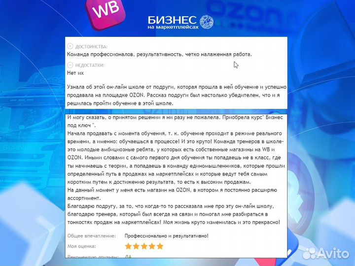 Бизнес на Ozon