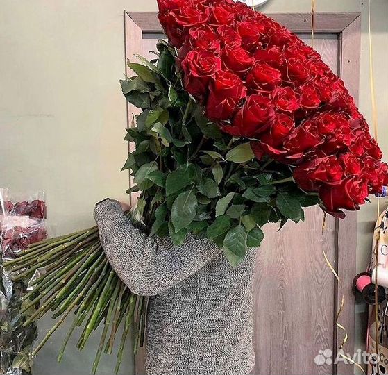 Высокие Розы Гиганты Доставка Круглосуточно