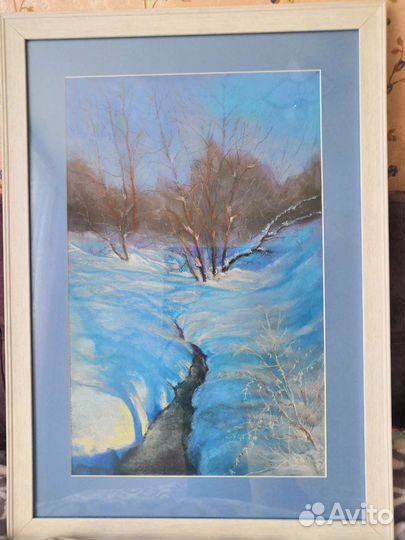 Картина сухая пастель