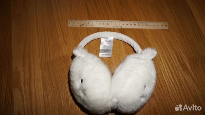 Hello Kitty меховые наушники