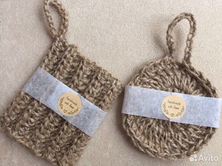 Эко-губка из джута