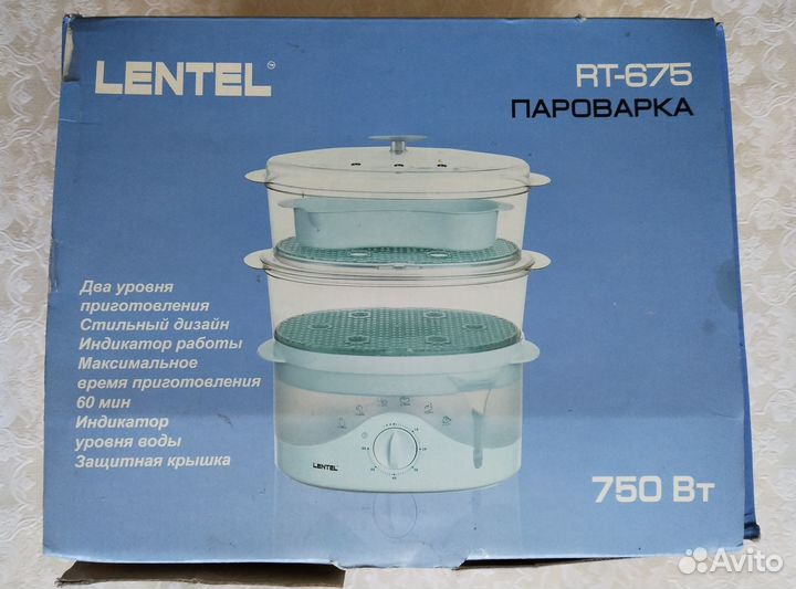 Пароварка Lentel новая