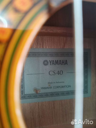 Классическая гитара yamaha CS 40