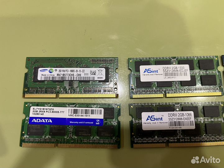 Оперативная память ddr3 для ноутбука