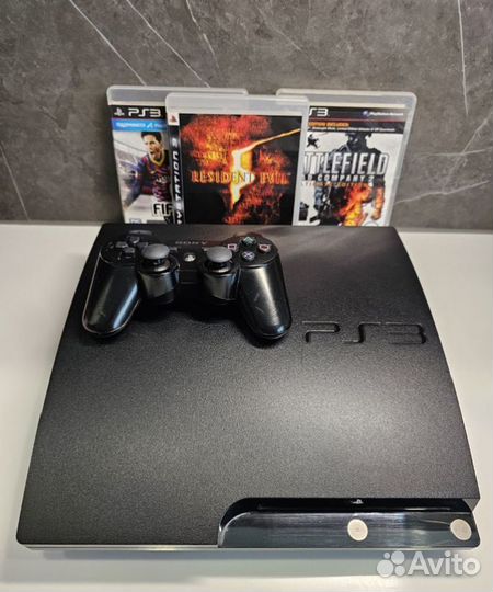 Игровая приставка ps3 slim